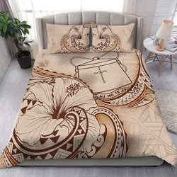 Tokelau Bedding Set - Hibiscus Flower Vintage Style