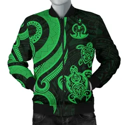 Vanuatu Bomber Jacket - Green Tentacle Turtle