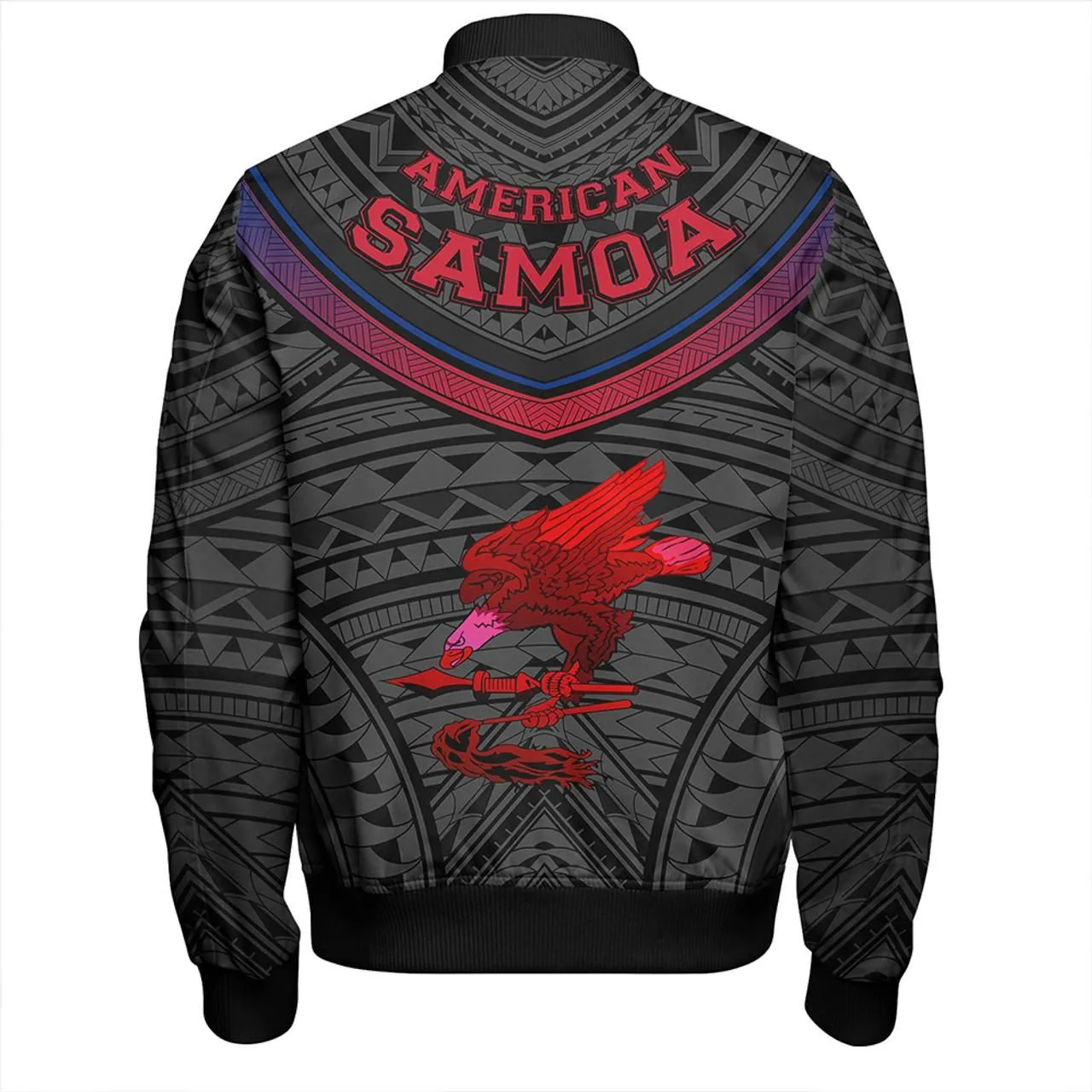 Samoa Bomber Jacket American Samoa Polynesian Authen