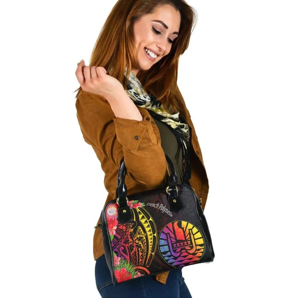 French Polynesia Shoulder Handbag - Tropical Hippie Style