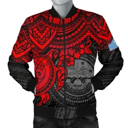 Federated States Of Micronesia Bomber Jacket (Men) - Red Turtle - BN15