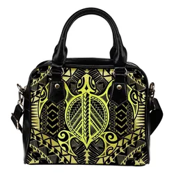 Polynesian Turtle Shoulder Handbag (Gold) A6