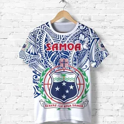 Manu Samoa Rugby T shirt Simple Style - White