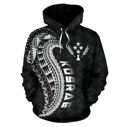Alohawaii Clothing - Hoodie Kosrae Kosrae Tattoo Polynesian Wings Style A02
