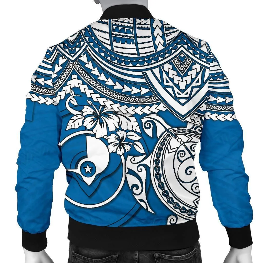 Yap Polynesian Bomber Jacket Men - Polynesian Turtle