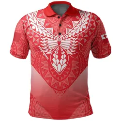 Mate Maa Tonga Rugby Polo Shirt Polynesian Style
