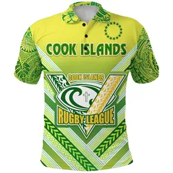 Cook Islands Rugby Polo Shirt Creative Style