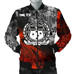 Samoa Polynesian Personalised Mens Bomber Jacket - Vintage Polynesian Style