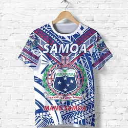 (Custom Personalised) Manu Samoa Rugby T shirt Samoa Simple Rugby - Custom Text and Number