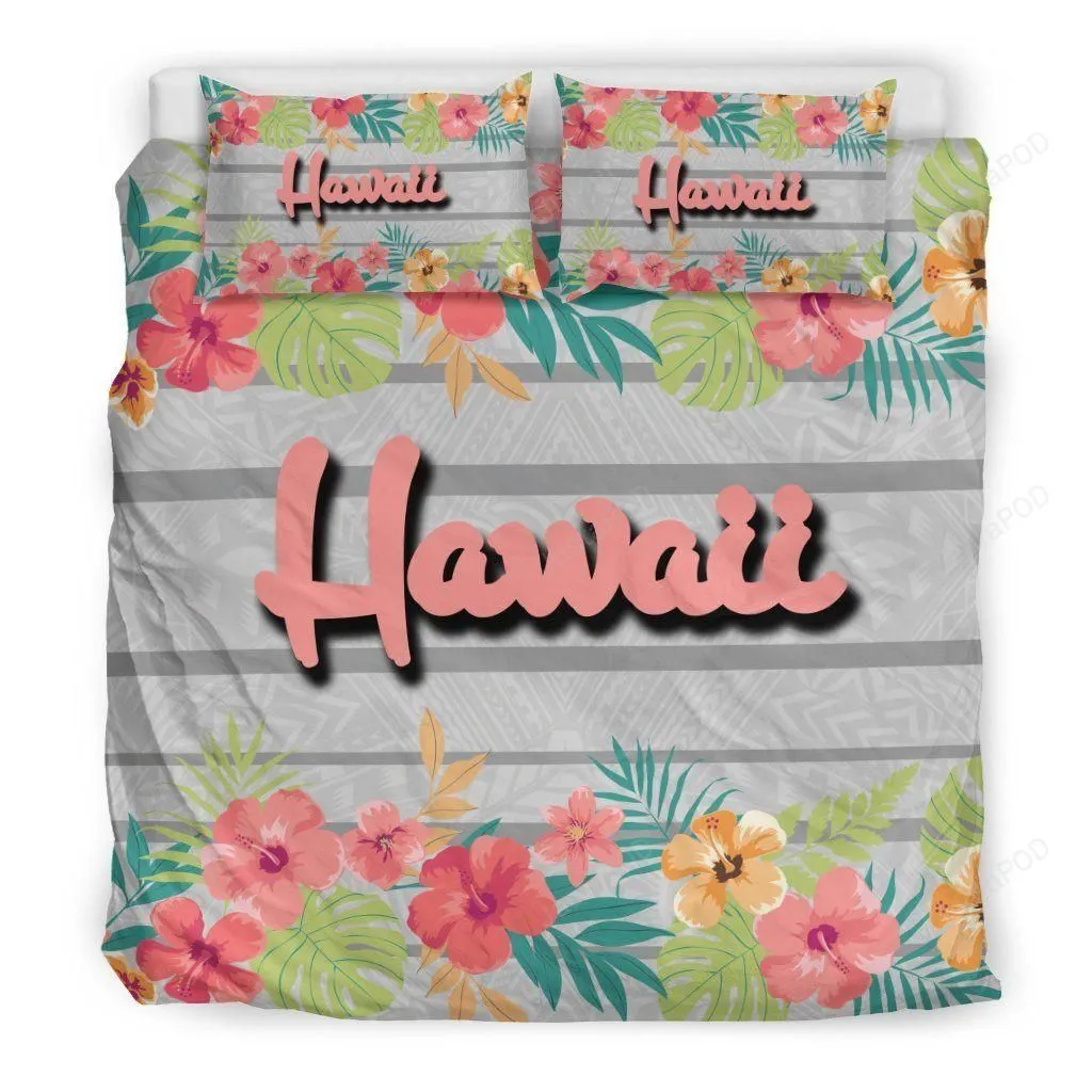 Hawaii Hibiscus - Polynesian Bedding Set J9