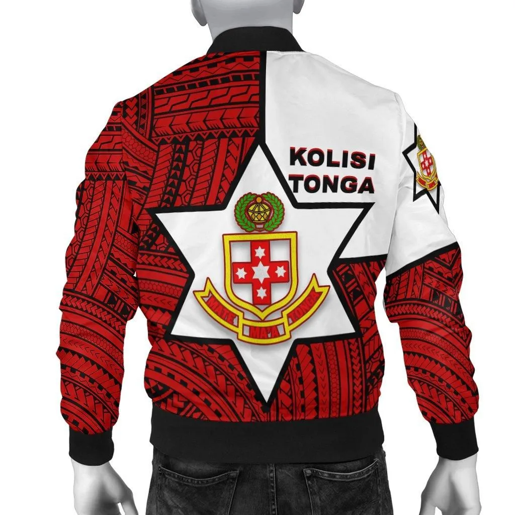 Kolisi Tonga Bomber Jacket - Mate Maa Tonga Red Original LT20