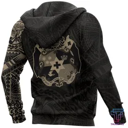 Tmarc Tee Tonga in My Heart Polynesian Tattoo Style Hoodie