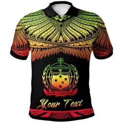 Samoa Polynesian Custom Personalised Polo Shirt - Poly Tattoo Reggae Version