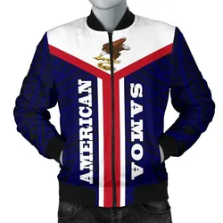 American Samoa Mens Bomber Jacket