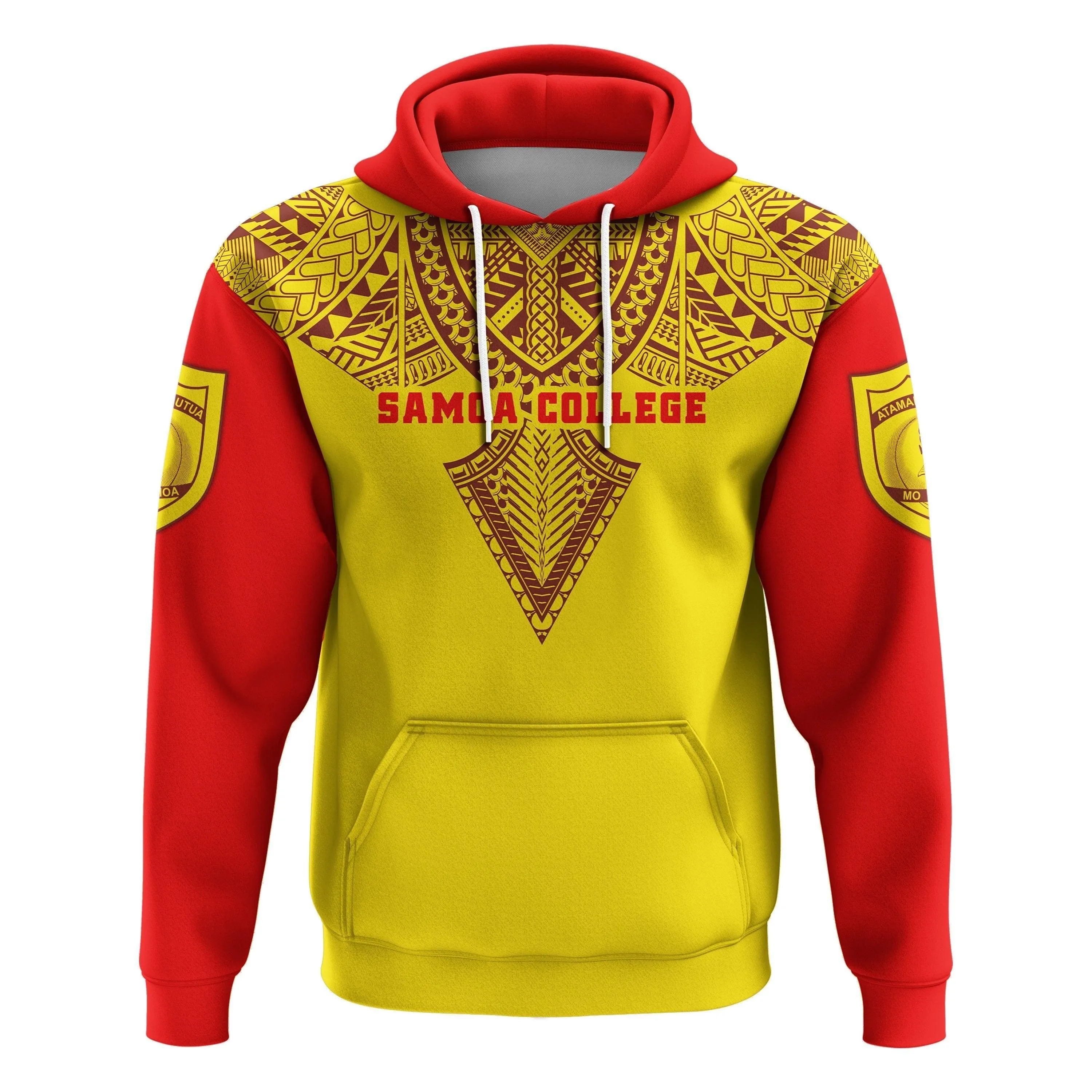 (Custom Personalised) Samoa College Hoodie Tattoo Sport Style