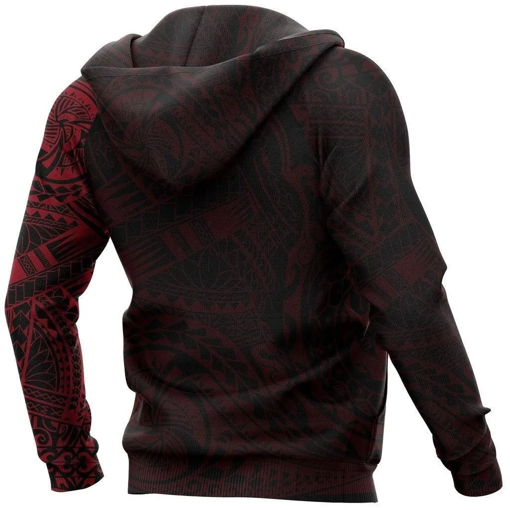 Tonga Hoodie - Tonga Coat Of Arms Polynesian Tattoo Style New Update