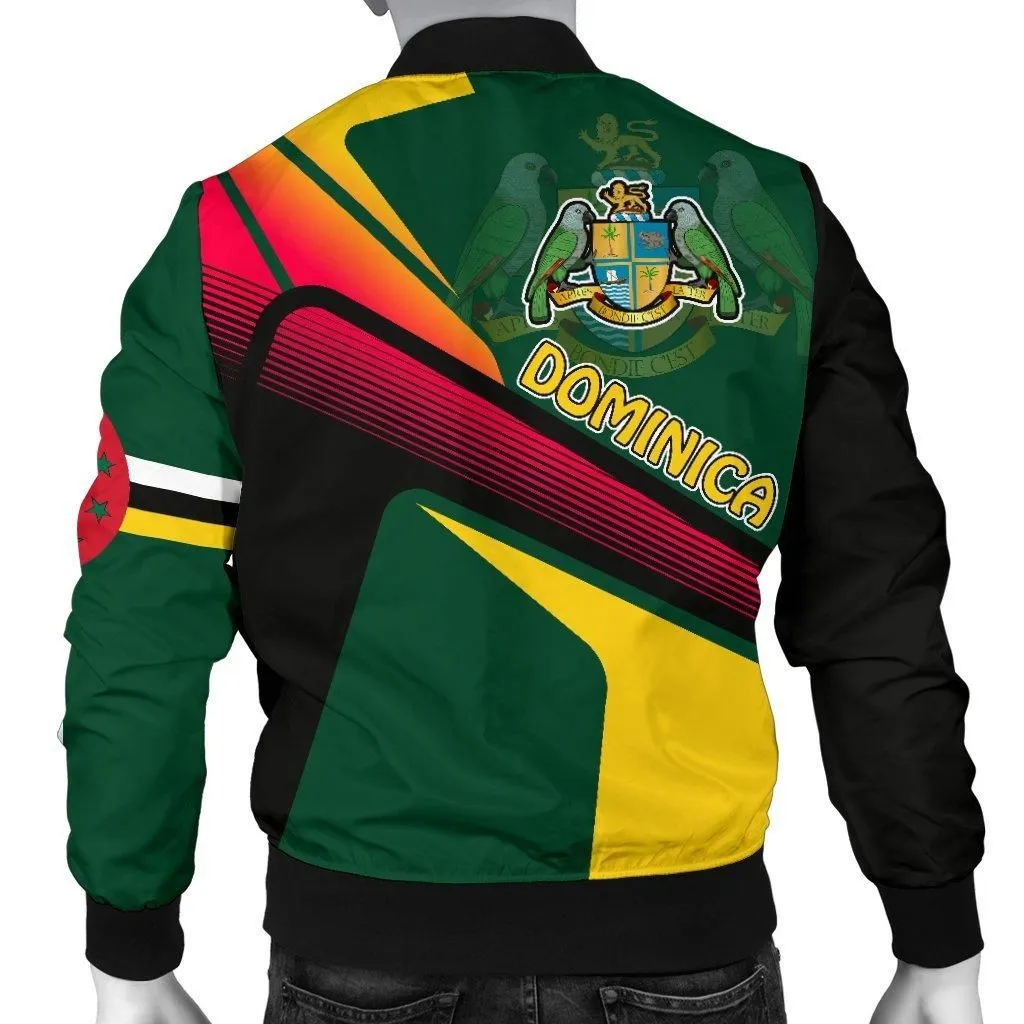 Dominica Personalised Mens Bomber Jacket - Dominica Flag Independence Day