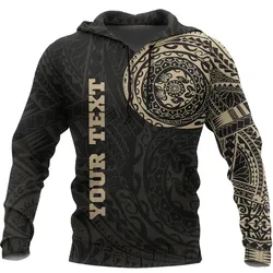 Alohawaii Clothing - Hoodie Custom - Polynesian Tattoo Style Version 2.0 A7