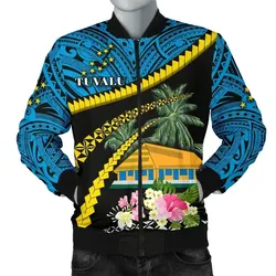 Alohawaii Jacket - Bomber Jacket Tuvalu Ellice Maneapa - Road to Hometown K4