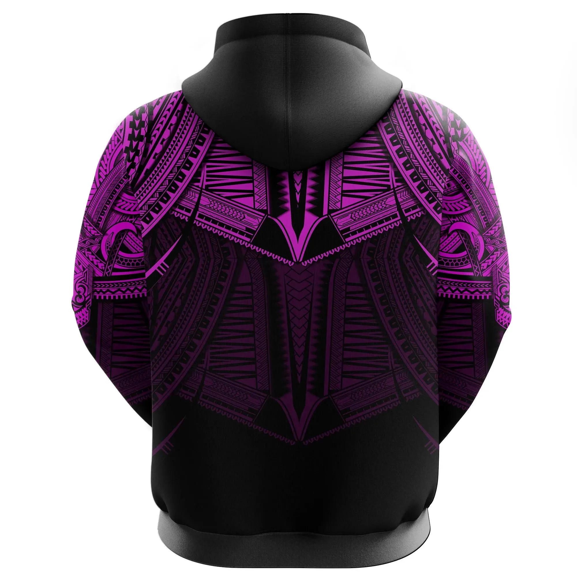 Alohawaii Clothing - Hoodie Best Polynesian Tattoo Pink A7