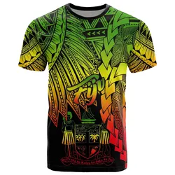 Alohawaii T-Shirt - Tee Fiji Polynesian - Tribal Wave Tattoo Reggae - BN12