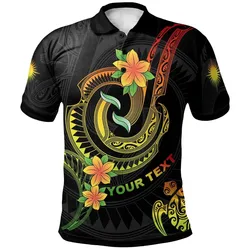 Marshall Islands Custom Personalised Polo Shirt - Reggae Plumeria Flowers with Spiral Patterns