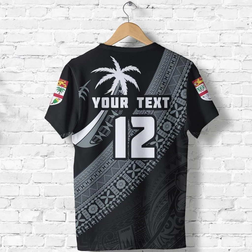 (Custom Personalised) Fiji Rugby T Shirt Version Style You Win