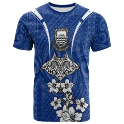 Tuvalu T shirt - Ray Hibiscus