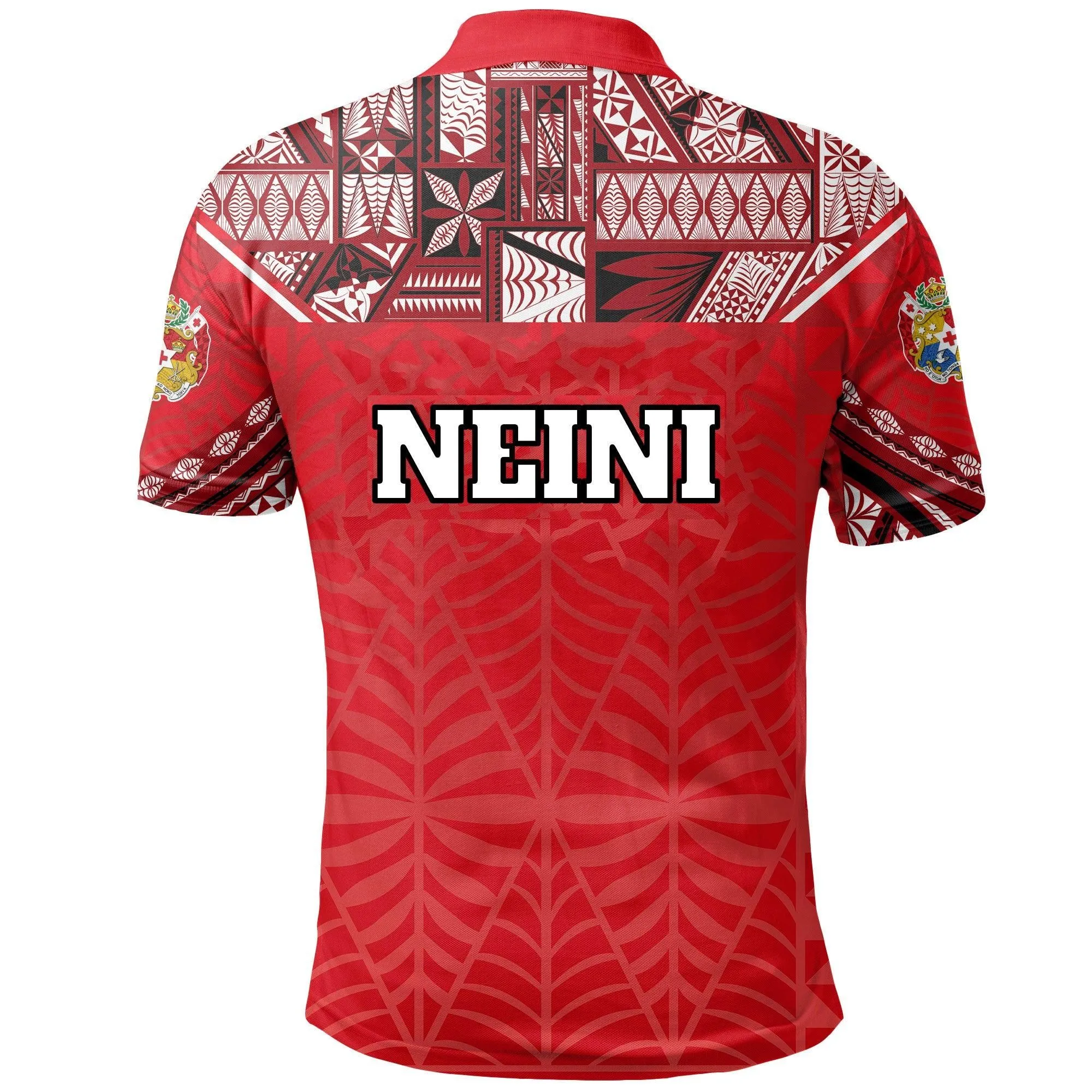 (NEINI) Tonga Rugby League Polo Shirt Sport Style LT7