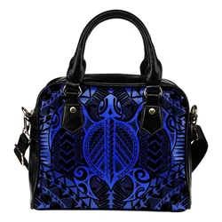 Polynesian Turtle Shoulder Handbag (Blue) A6