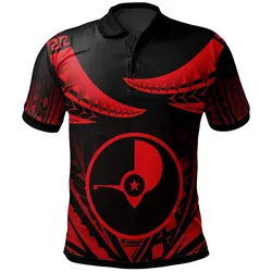 Yap Polo Shirt - Polynesian Tribal Tattoo