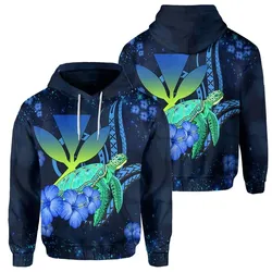 Alohawaii Hoodie - Hawaii Turtle Hibiscus Polynesian Hoodie - Jade Stone - AH JW