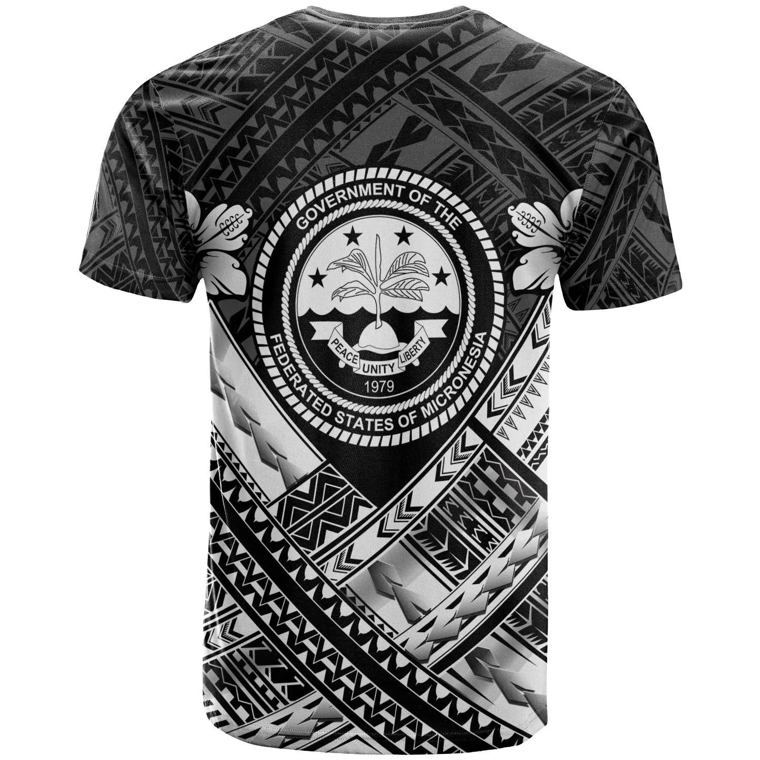 Federated States of Micronesia Polynesian T-Shirts - Federated States of Micronesia White Seal Camisole Hibiscus Style - BN18