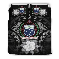 Samoa Gray Hibiscus Bedding Set A02 Dhc28111469Dd
