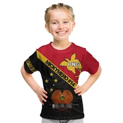 MickyMero 14 Papua New Guinea Rugby T Shirt KID The Kumuls PNG LT13