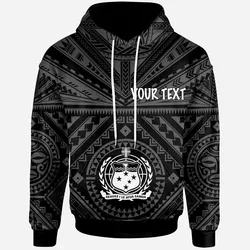 Samoa Personalised Hoodie - Samoa Seal In Polynesian Tattoo Style