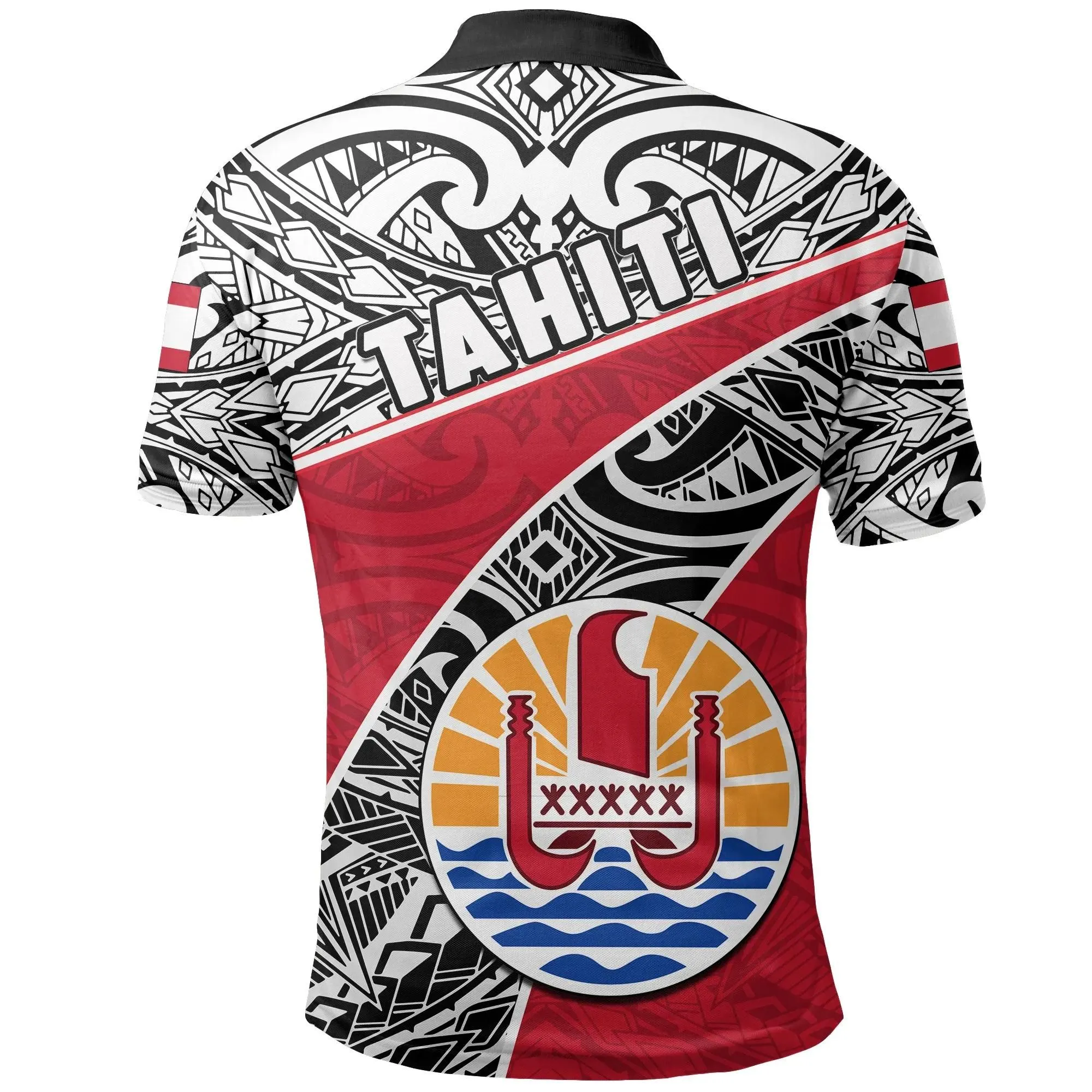 Alohawaii Shirt - Polo Shirt Tahiti All Over Print Toa Aito Football Style TH5