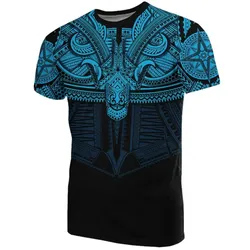 Best Polynesian Tattoo T-Shirt Blue A7