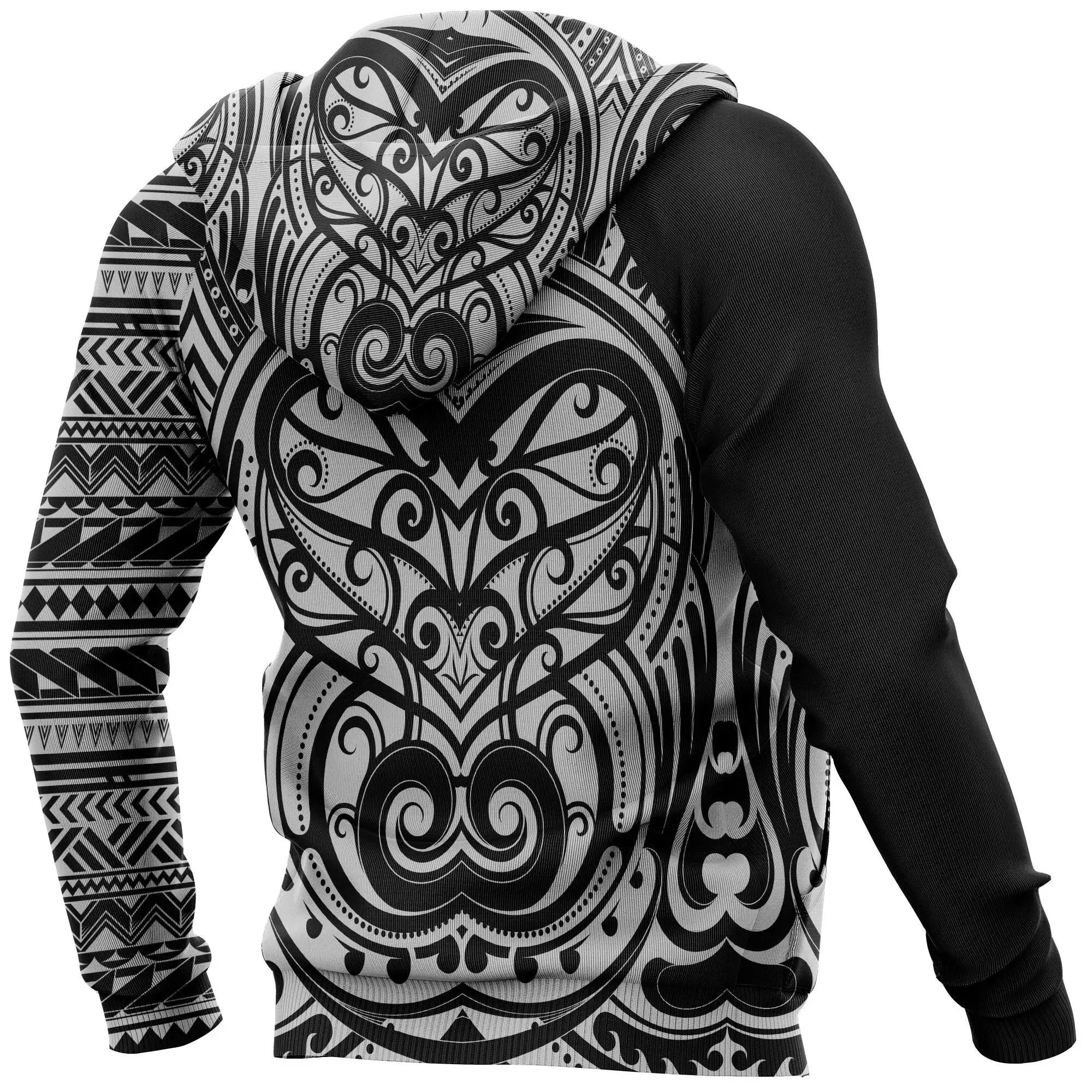 Alohawaii Clothing - Hoodie Maori Polynesian Ethnic Style Tattoo A7
