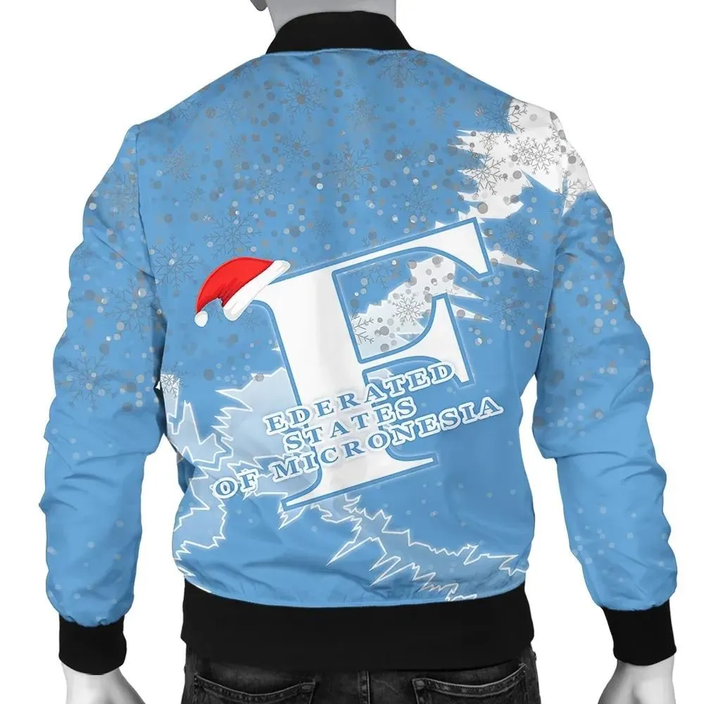 Alohawaii Jacket - Bomber Jacket Federated States of Micronesia Christmas Coat Of Arms X Style J78