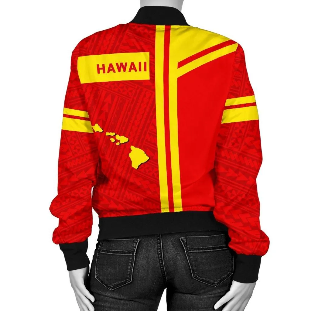 Kanaka Polynesian Mauna Kea Womens Bomber Jacket - Morale Style