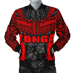 Tonga Jacket - Kingdom of Tonga Men's Bomber J0
