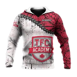 TFC Academy Hoodie Grunge Polynesian Tattoo - CA SOCCER
