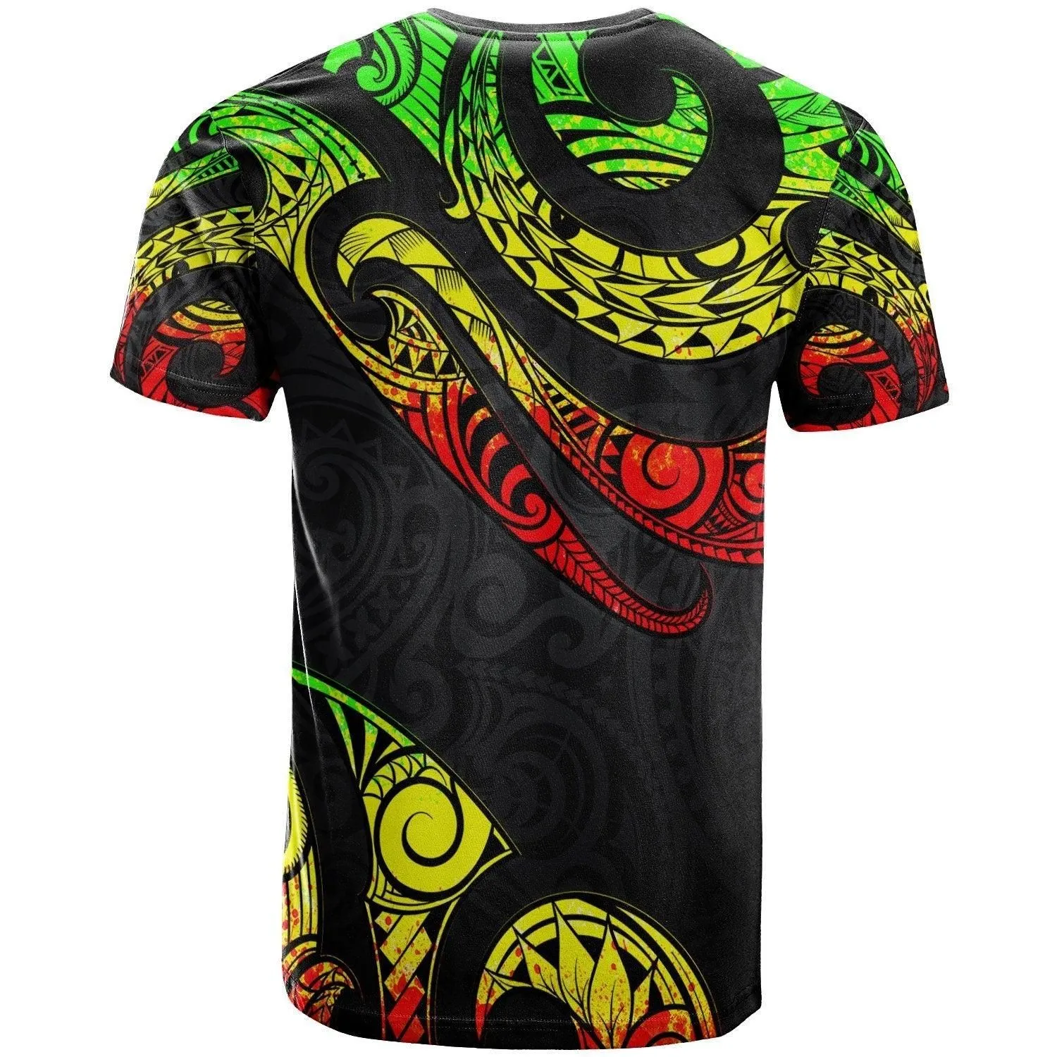 Niue Polynesian T shirt - Poly Tattoo Reggae Version