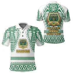 (Custom Personalised) Saineha Tonga Polo Shirt Tattoo Style Special - Class of LT16