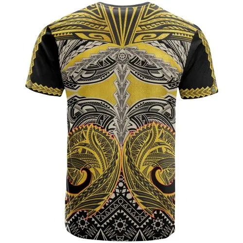 Polynesian All Over Print T shirt - Polynesian Maori Tattoo Wolf