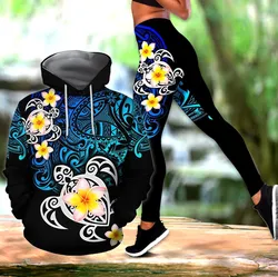 Amazing Polynesian Tattoo Deep Sea Turtle Hoodie Bt10
