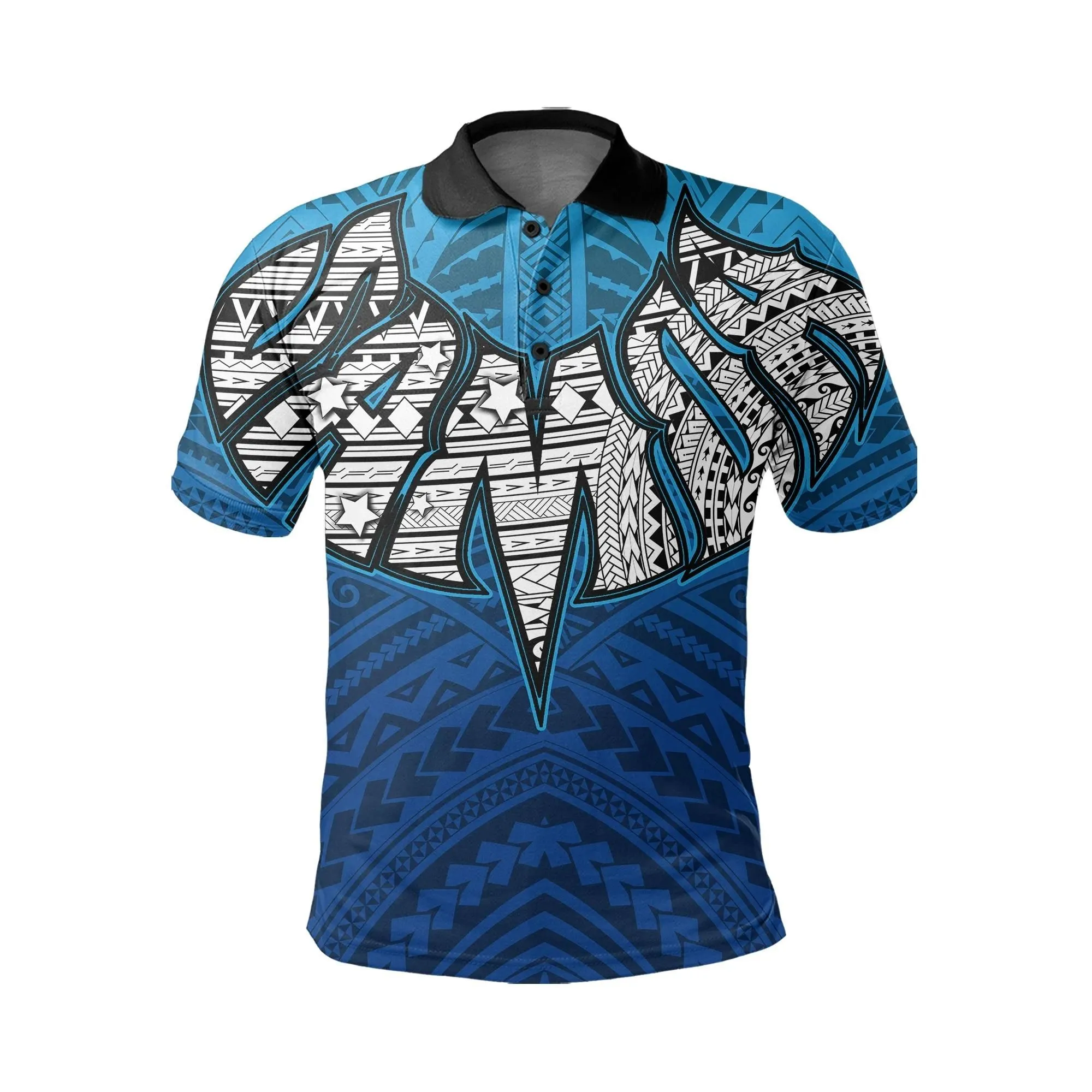 Alohawaii Shirt - Polo Shirt Samoa Polynesian Coat Of Arm - J4