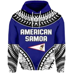 Alohawaii Clothing - American Samoa Tattoo Chief Hoodie