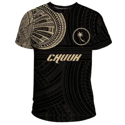 Alohawaii T-Shirt - Tee Chuuk Polynesian Tattoo Style A31